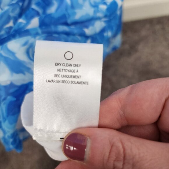 NWT Sachin & Babi Chelsea One Shoulder Gown Mediterranean Blooms Size10 - Picture 15 of 15